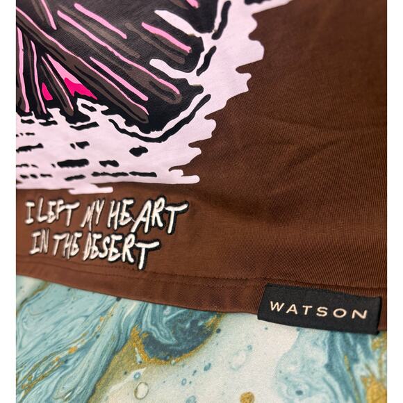 NWT Sz. L - Watson "Left My Heart in the Desert" Tee (Brown) - Picture 4 of 7